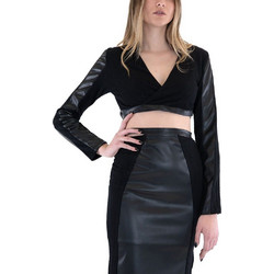 LONG SLEEVE CROP TOP WOMEN LACE