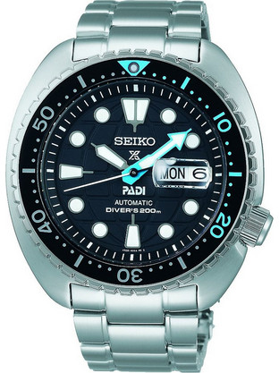 Seiko Prospex Ανδρικό Ρολόι Αυτόματο με Ασημί Μεταλλικό Μπρασελέ SRPG19K1F