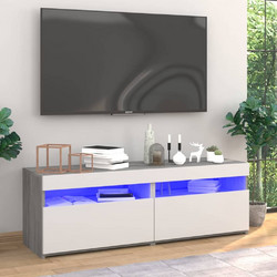 vidaXL Έπιπλο Τηλεόρασης Ξύλινο Γκρι με Φωτισμό Led Μ60xΠ35xΥ40cm 815681