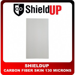 New ShieldUp 1pc Carbon Fiber Skin Ειδική Μεμβράνη Νανοτεχνολογίας 130 Microns Carbon White Άσπρο (Με Αγορά Μηχανήματος Ή Χρησιδάνειο) Τιμή Τεμαχίου
