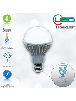Λάμπα led 9w