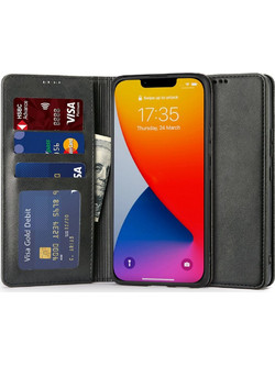 Tech-Protect Magnet Wallet Case Black (iPhone 14 Plus)