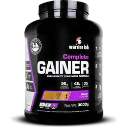 Warriorlab Complete Gainer Biscuit Πρωτεΐνη Ορού Γάλακτος Όγκου Χωρίς Γλουτένη 3kg