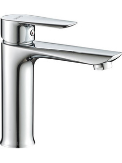 BRUNO αναμεικτική μπαταρία νιπτήρα M11569-234C, μπάνιου, ασημί