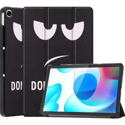 Θήκη Βιβλίο TriFold με Βάση Στήριξης για Realme Pad 10.4 - Don't Touch Me