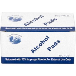 100pcs Alcohol tissues Alko-Pad for Optical Fiber Cleaning