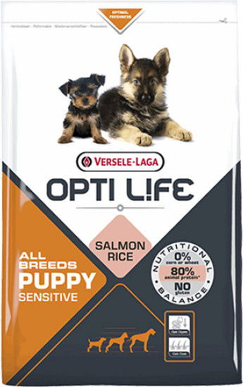 Versele-Laga Opti Life Puppy Sensitive All Breeds Salmon & Rice 12.5Kg