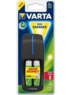 Varta Mini Charger + 2xAAA 800mAh