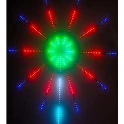 Σετ Ταινίας πυροτέχνημα LED Firework Led Strip Lights RGB με controller IP20 5V OEM