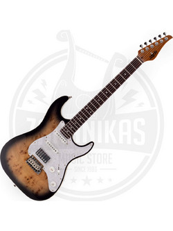 Jet JS-450 Stratocaster HSS Transparent Brown