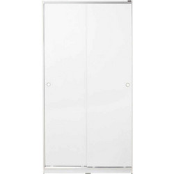 Fidelio Home Δίφυλλη Ντουλάπα Ρούχων Συρόμενη Λευκή 94x52x182cm FD-SWD402-W