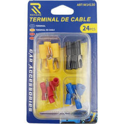Διχαλωτοί Ακροδέκτες με Μόνωση 24τμχ RCHANG W14130