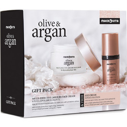 Macrovita Olive & Argan Multi Effective 24h Face Cream 50ml + Eye Cream 15ml