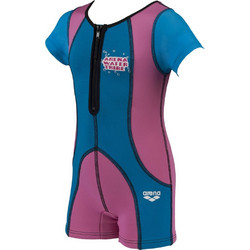 Arena Water Tribe Warmsuit Αθλητικό Παιδικό Μαγιό Ολόσωμο για Κορίτσι Μπλε 95246-10