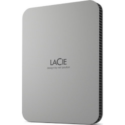 LaCie Mobile Drive Moon 2022 2TB Εξωτερικός Σκληρός Δίσκος HDD 2.5" USB-C Silver
