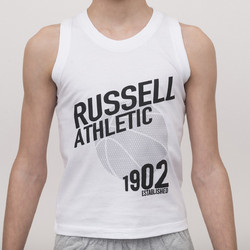 Russell Athletic Παιδικό T-Shirt Αμάνικο Λευκό A3-911-1-001