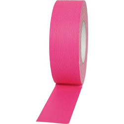 Fos Technologies STAGE TAPE 50mm X 50m Neon Pink - Φθορίζουσα υφασμάτινη ταινία gaffer 50mm - 50 m σε Neon Pink