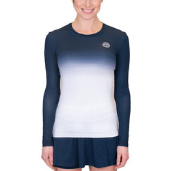 Bidi Badu Crew Gradiant Longsleeve Top Γυναικείο Αθλητικό T-Shirt Λευκό Navy Μπλε W1330001-DBLWH