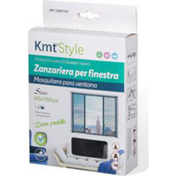 Kmt Style 3280154 Αυτοκόλλητη Σταθερή Σίτα Παραθύρου Πολυεστέρα 60x150cm