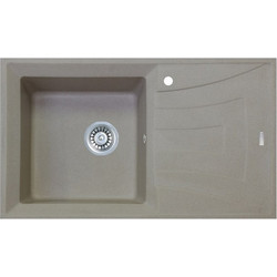 Ravenna Master Granite 78 Ένθετος Νεροχύτης Γρανίτη Wheat 78x50cm