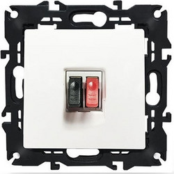 Πρίζα Ηχείων με Κλιπ IP20 Prime Series Λευκό Σώμα 1000113501 ACA
