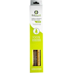 OLA Bamboo Καλαμάκια από Μπαμπού 6 τεμάχια