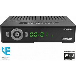 Edision Ping T2/C Ψηφιακός Δέκτης Mpeg-4 Full HD με PVR