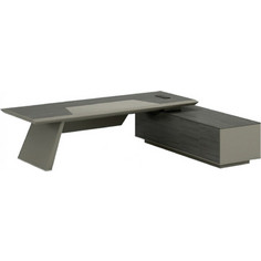 HomeMarkt Lux Series Γωνιακό Γραφείο Ξύλινο 300x220x75cm HM2114R
