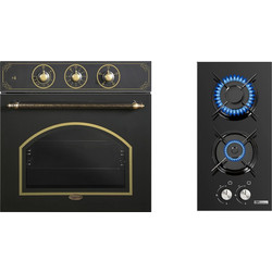 Multihome Φούρνος Ηλεκτρικός Άνω Πάγκου 57lt 59.5cm B66-SF3 MT Black με Εστίες Αερίου MH-6141