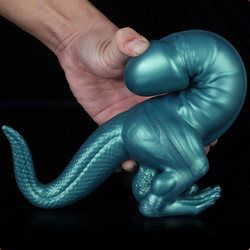 Kinksters XXL Dicknosaur Ρεαλιστικό Dildo 16cm Πράσινο