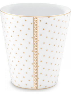 Κούπα 51002278 Without Ear Royal Yerseke White-Gold Pip Studio Πορσελάνη