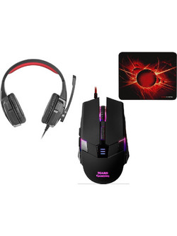 Mars Gaming Bundle Gaming Headset Over Ear Black