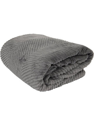 Κουβέρτα Μονή Διπλής Όψης Sherpa Προβατάκι 140 x 200 cm Home Deco Factory TX9474