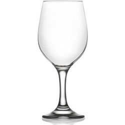 LAV Ποτήρι Κρασιού Γυάλινο Κολωνάτο Fiesta 300ml 523