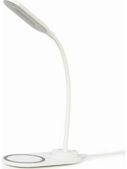 Gembird Desk Lamp With Wireless Charger White - (TA-WPC10-LED-01-W)
