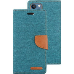 GOOSPERY CANVAS DIARY CASE IPHONE 14 PLUS - GREEN