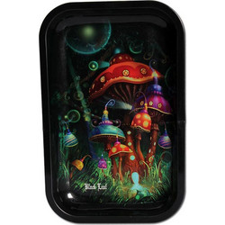 Black Leaf Rolling Tray Δίσκος Mushroom Small (17x27cm)