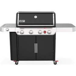 Weber Genesis Ψησταριά Υγραερίου με 4 Εστίες και Πλαϊνό Μάτι 14.1kW Επιφάνειας 86x48cm E-435