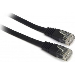 G&BL Flat U/UTP Cat.6 Καλώδιο Δικτύου Ethernet 5m Black