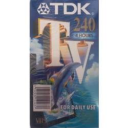 ΚΑΣΕΤΑ ΒΙΝΤΕΟ VHS TDK ΔΙΑΡΚΕΙΑΣ 240 ΛΕΠΤΩΝ