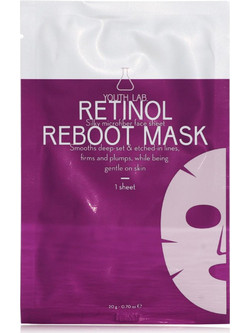 Youth Lab Retinol Reboot Sheet Μάσκα Προσώπου για Αντιγήρανση με Ρετινόλη 20gr