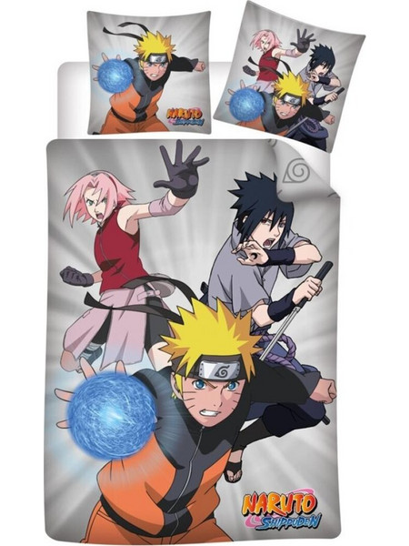 NARUTO SHIPPUDEN - Trio - Duvet Cover 140x200cm - '100% Polyester'