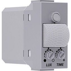 Acaelec Modys Aνιχν. Κίνησης PIR 1P 5(1) A 250VAC IP20 110 8m 5-200 Lux 5sec-12min 0-40C Ασημί (10101412709)