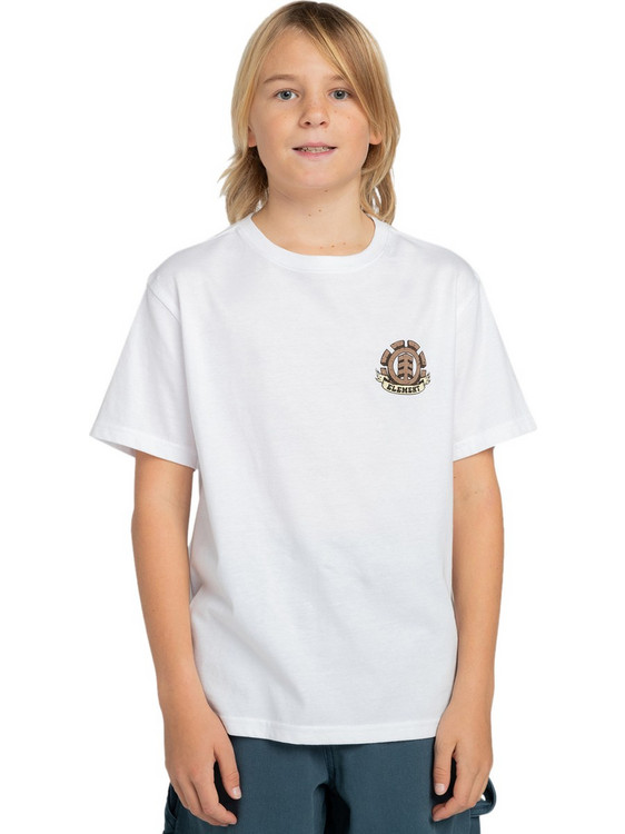 Element Παιδικό T-Shirt Κοντομάνικο Λευκό ELBZT00135-WBB0