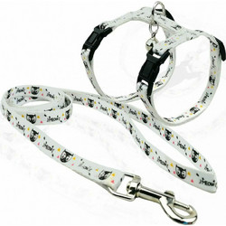 Pet Interest Meow Σετ Σαμαράκι και Οδηγός Γάτας 1m/25-40cm Κωδικός: 27720451