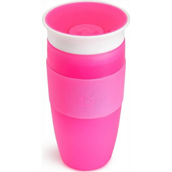 Munchkin Tall Miracle Sippy 360 Cup Pink 414ml