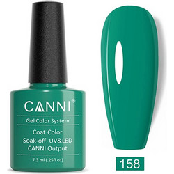 Canni 158 Green Sea Ημιμόνιμο Βερνίκι Νυχιών 7.3ml