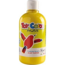 Toy Color Τέμπερα Δοχείο Yellow 500 ml