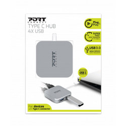 PORT DESIGN USB HUB 4 S TYPE C USB 3.0