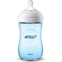 Philips Avent Natural SCF695/17 Πλαστικό Μπιμπερό με Θηλή Σιλικόνης κατά των Κολικών 1m+ 260ml